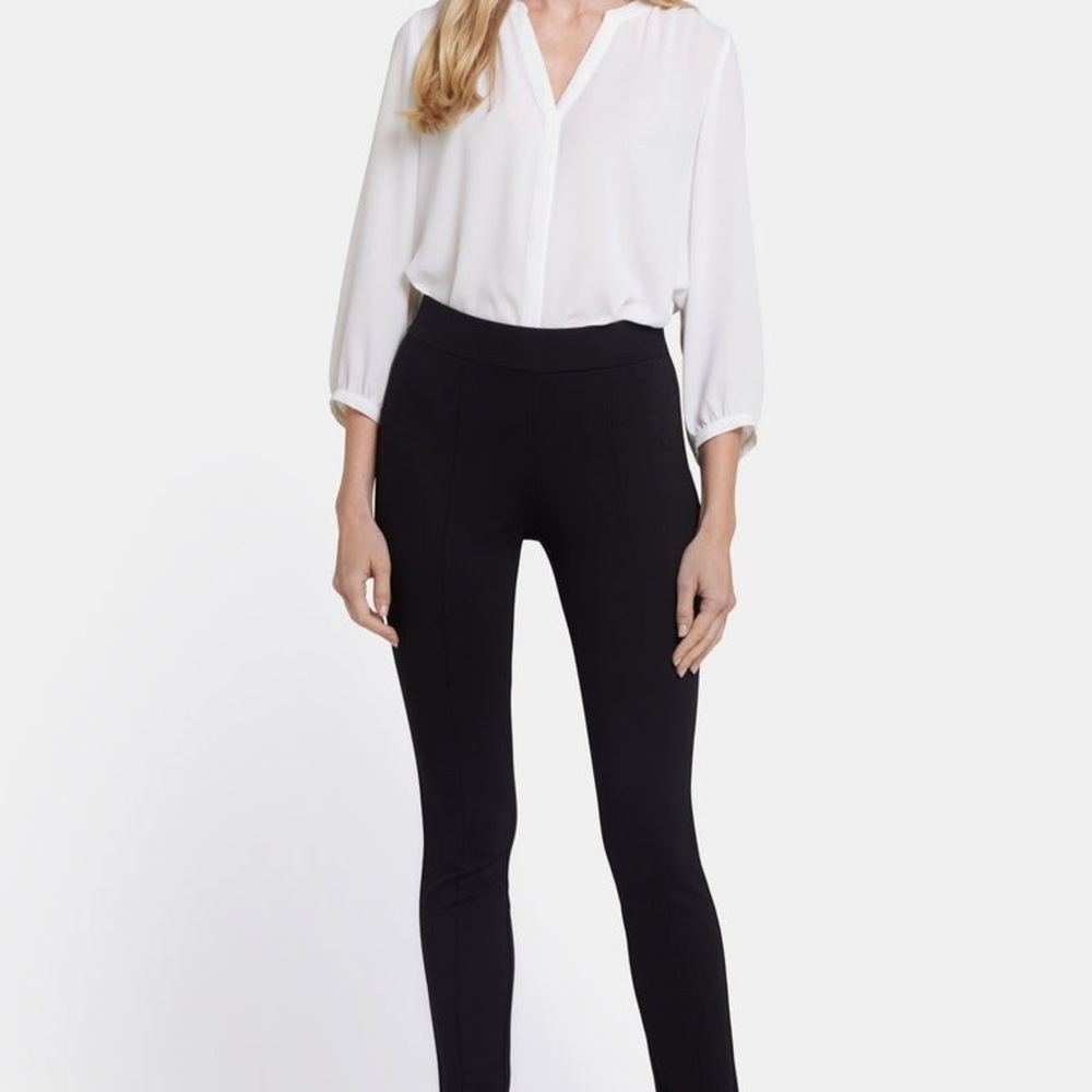 NYDJ Jet Black leggings dress pants size small
